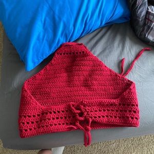 Crochet halter top